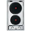 i 23-2 er linea domino piano cottura elettrico 2 piastre rapide 30 cm acciaio inox