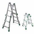 eurobriko 16 bk/1 2x6 gradini 2. 88 m scala in alluminio telescopica altezza stimata operativa 3. 80