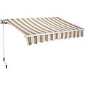 leroy merlin tenda da sole a bracci estensibili mod. t137 l 2. 5 x 2 m beige