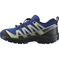 xa pro v8 wp j scarpe trail running bambino blue/green 38 eu