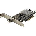 startech. com scheda di rete in fibra ottica ad 1 porta 10g sfp+ pcie intel chip m/m