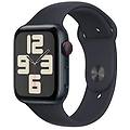 watch se gps + cellular cassa 44mm in alluminio mezzanotte con cinturino sport mezzanotte s/m