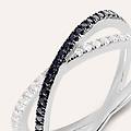 anello fantasia silver shine argento rodiato cubic zirconia collezione silver shine misura 54