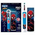 spazzolino elettrico oscillante bimbi vitality pro kids spiderman 3 modalit&agrave; 1 testina timer