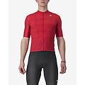 maglia livelli manica corta rosso l