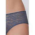 culotte in pizzo riciclato donna blu tamaño m