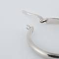 orecchini a cerchio toujours oro bianco collezione toujours oro bianco