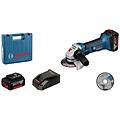 - smerigliatrice angolare professional a batteria gws 18-125 v-li in valigetta con 2 batterie da 4 0