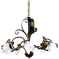 leroy merlin lampadario rustico lampadario rustico sonia 5x e14 marrone paralume marrone 5x e14