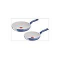 set padelle nettuno 2 pezzi compatibile con induzione e gas &oslash; 24/28 cm alluminio