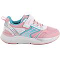 sneakers da bambina rosa con strap taglia 24