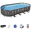 - piscina fuori terra ovale power steel 732x366x122 cm 5611t