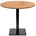 tavolo milan rotondo laminato pietra & legno 75x70 cm (hx&oslash;) piano tavolo quercia