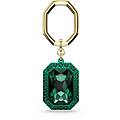 Swarovski Portachiavi Taglio Ottagonale Verde Mix Di Finiture