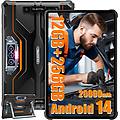 rt8 11 6gb/256gb 4g dual sim tablet ultra resistente batteria 20000mah nero/arancione