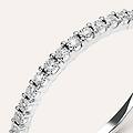 anello semi-eternity sophia oro bianco diamante collezione sophia misura 50 oro bianco