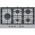 piastra a gas serie 6 pcs7a5i90 75cm 5 fuochi acciaio inox flameselect