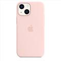 - iphone 13 mini silicone case with magsafe-chalk pink