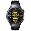 watch gt6 pro cassa 46mm in titanio e cinturino nero. compatibile con ios e android. fino a 21