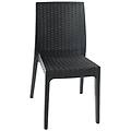 - sedia selene simil rattan antracite