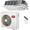 condizionatore cassetta 4 vie serie s quadri split 9000+18000+18000+18000 btu inverter a++ wifi