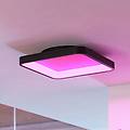 plafoniera led smart loretello-z angolare nero