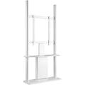 totem struttura freestanding kiosk bianco 400x600 per schermi 43-55 pollici 80kg
