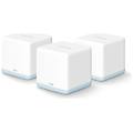 mercusys sistema wi-fi mesh halo h30 3 dual -band (2. 4 ghz / 5 ghz) colore bianco