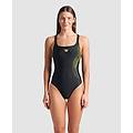 pezzo unico donna black-artic lime