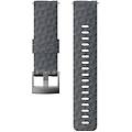24mm explore 1 silicone strap cinturino orologio graphite/grey m (130-230 mm)