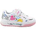 sneakers da bambina bianco con strap taglia 24