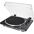 audio-technica giradischi bluetooth automatico hi-fi at-lp70xbt nero argento