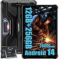 rt8 11 6 gb/256 gb 4g dual sim ultra rugged tablet con batteria da 20000 mah nero