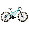 mtb 24 bici bambini 9 anni. full suspension. 21 velocità. freno a disco