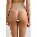 culotte brasilianata in microfibra a taglio vivo donna naturale taglia 3