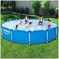 - set piscina con telaio steel pro 366x76 cm