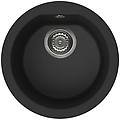 lgfrou40 fox round lavello granitek 1 vasca rotondo 45cm nero