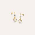 orecchini pendenti crystal gold oro giallo cristallo collezione crystal gold oro giallo