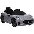 - macchina per bambini 12v maserati gran turismo folgore con telecomando età 3-5 anni grigio