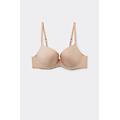 reggiseno balconcino irina in microfibra donna naturale taglia 2e