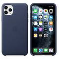- custodia in pelle per iphone 11 pro max-midnight blue