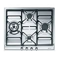 Smeg Piano Cottura Incasso Gas 4 Zone 60cm Inox Ser60sgh3