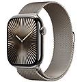 watch series 10 serie 10 gps + cellular 46mm cassa in titanio con loop in maglia milanese s/m