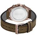 orologio 1530162 3 atm 6 mm black / leather brown one size