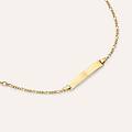 bracciale con targhetta holy oro giallo collezione holy oro giallo