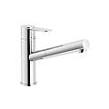 miscelatore per lavello monocomando con doccetta estraibile serie sand sa99117cr cromato ottone