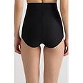 culotte vita alta modellante in microfibra senza cuciture donna nero taglia 4