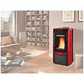 - termostufa pellet la mod. duchessa idro steel 13 kw bordeaux