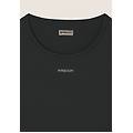 t-shirt cropped in tessuto tecnico nero donna medium