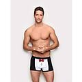 boxer smoking con papillon rosso hello xmas / nero / 7 nero
